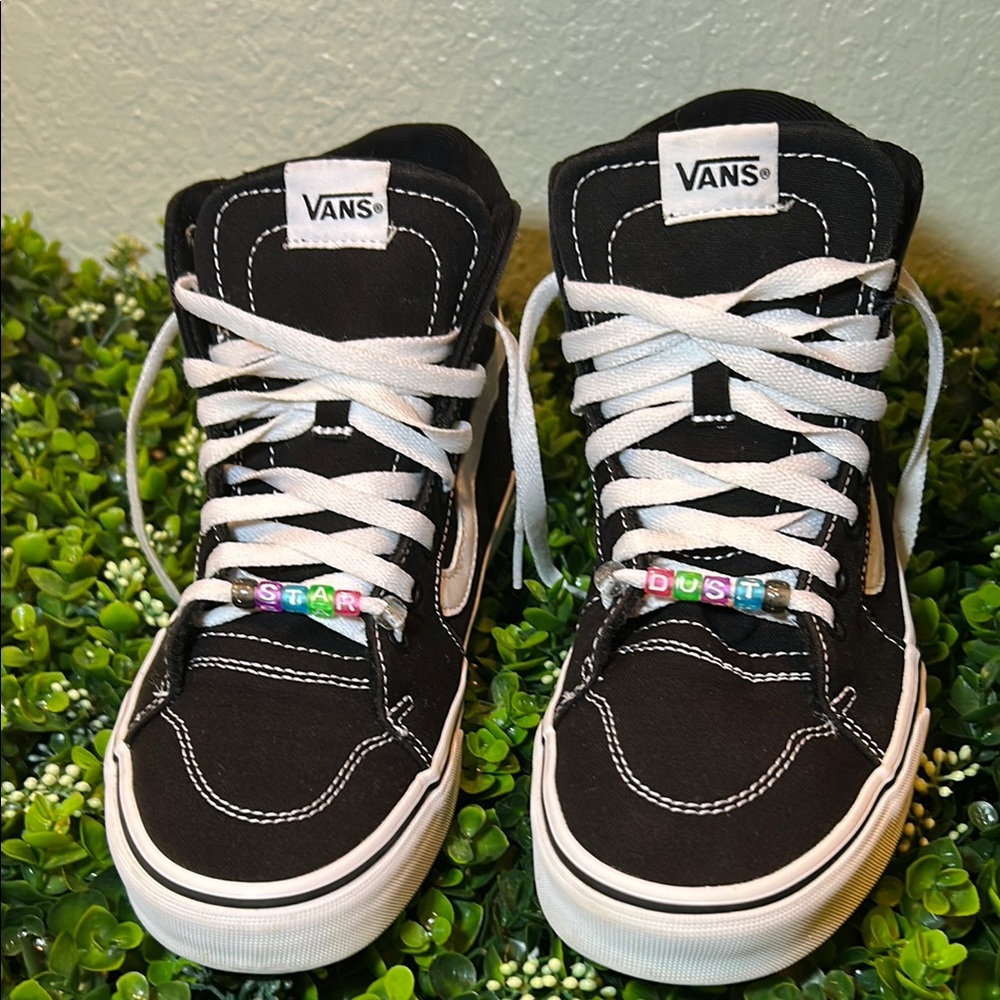 Vans Black and White Classic Skate Sneakers